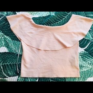 NW ZARA PINK TOP SZ L